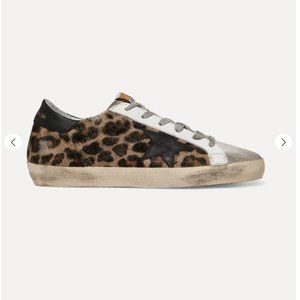 Relist - Golden Goose Superstar Leopard Print 38